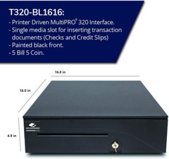 APG Heavy-Duty 16″ Point of Sale Cash Drawer | Series 100 T320-BL1616 | Multipro