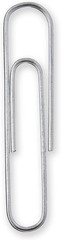 No. 1 Paper Clips, Smooth, 1000 Count (10 Pack of 100), Silver