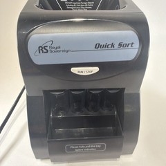 Royal Sovereign QS-1AC Electric Coin Sorter Counter Machine Tested
