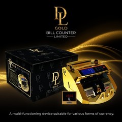 DL Gold Money Counter Machine UV/MG/IR/MT with Counterfeit Detector, Money Co…