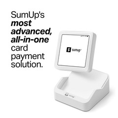 Sumup Solo Credit Card Payment Card Reader Charging Station. Full Touch-Screen