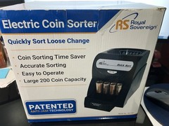 Royal Sovereign QS-1AC Electric 1 Row Coin Sorter