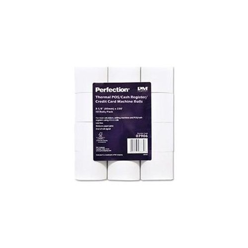 Pm Company 07906 Receipt Paper 3.12″ x 230 Ft 10 Rolls White