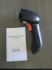 2.4G/Bluetooth All-in-One Wireless Barcode Scanner with Stand and USB Cable