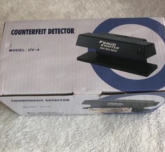 Fraud Fighter Counterfeit Money Detector – Electric – New in Box – Model UV-4