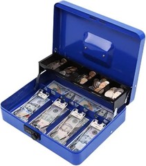Compact 11.8″ Cash Box with Combination Lock and Coin Holder – Maximize Security