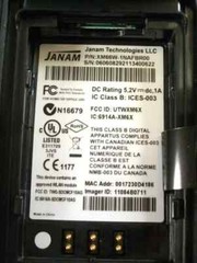 Janam XM66W-1NAFBR00 Mobile Computer W/ CRD-P1 Cradle