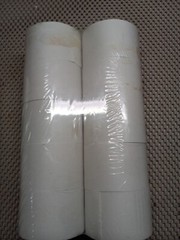 NCR Single-Ply Bond Paper Rolls, 1 3/4in. x 128ft., White, Pack Of 10 998390