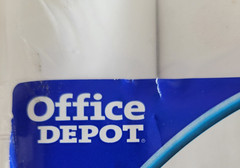 12 PACK OFFICE DEPOT THERMAL ADDING MACHINE PAPER ROLLS 2.25 INCHES BY 130 FT