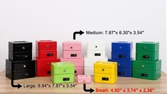 Locking Steel Mini Cash Box with Removable Coin Tray and Key Lock for Kids 4….