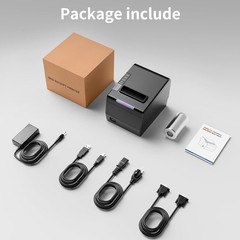 Versatile POS Thermal Printer for Windows/Mac/Linux with Customizable Features