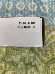 Tera 1100L Black Mini Handheld Portable Shockproof High Speed Barcode Scanner 5V
