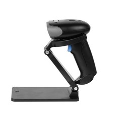 QR Code Scanner with Foldable Stand, 1D 2D Barcode Scanner 2.4G Wireless USB…