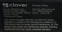Lot of 8 Clover Flex C401U Wireless POS Credit Card Terminals (As Is)