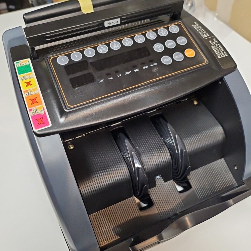 Aneken Money Counter Machine with Value Count, Dollar, Euro