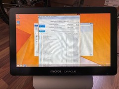 Micros 610 workstation 7339597 with power base 4gb mem 64gb ssd win8