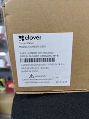 Clover Station C500 Point of Sale System w Prntr P500 Hub H501 for parts