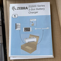 ZEBRA BATTERY CHARGER 3-SLOT SAC-MPP-3BCHGUS1-01 ZEBRA ZQ600 / ZQ500