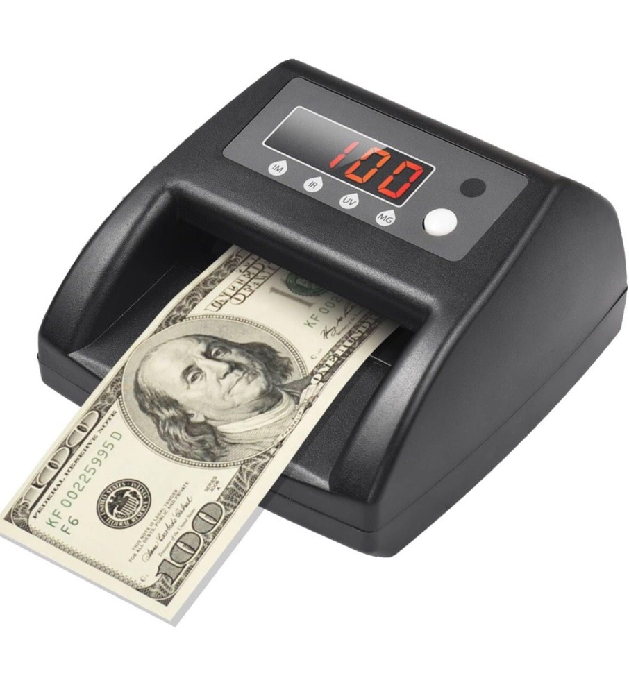 BISOFICE Model NX-125 Mini UV Counterfeit Bill Detector Euro/USD/GBP