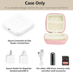 Card Reader Case for Square Contactless & Chip Reader (1st/2nd Gen), Mini Hard S