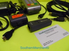 VeriFone VX670 Wireless GPRS/GSM CREDIT CARD TERMINAL RS232 Dongle and PC cable