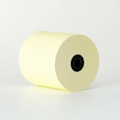 3″ x 165′ 1 Ply Canary Yellow Bond Paper -BPA Free (50 rolls/cs) -FREE SHIPPING