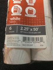 2 Packs of 6 Office Depot 359-247 White BPA Free Thermal Paper Rolls 2.25″ X 50′
