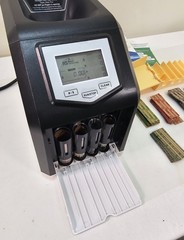 Royal Sovereign Commercial Digital 4 Row Coin Counter RCS-417-ADBK Anti Jam -EUC