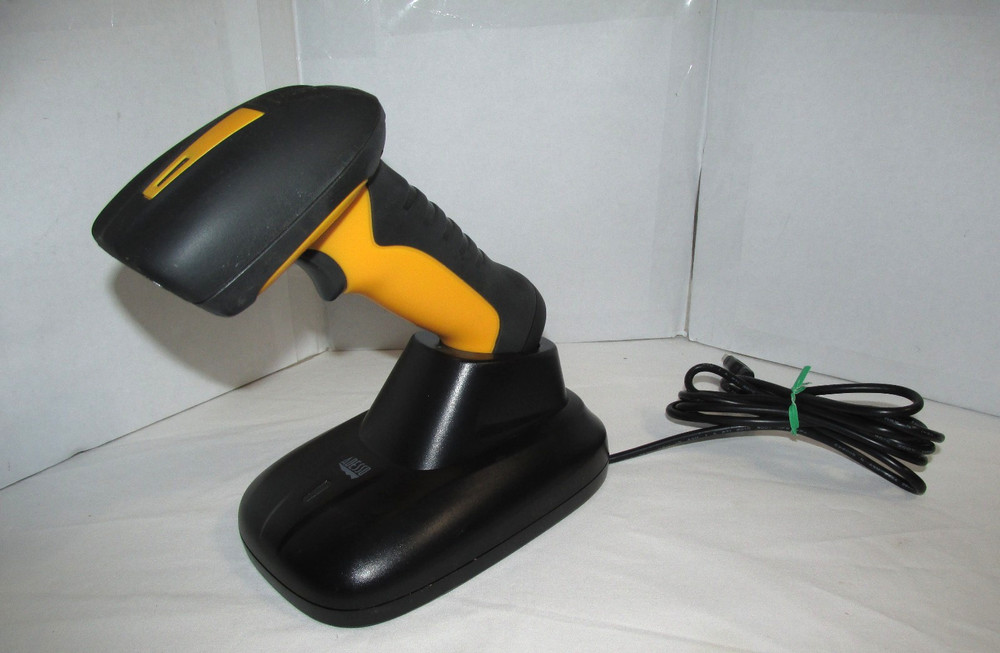 Adesso Bluetooth CCD 1D Handheld Barcode Scanner Black/Yellow NUSCAN 4100
