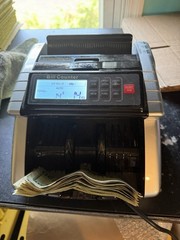AL1000 Money Counter Machine with Value Counting, Support Dollar and Euro, UV, M