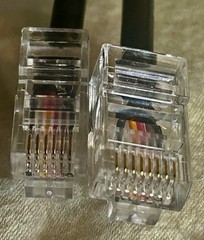 Oracle Micros Printer Cable IDN RJ45 Male 8-Pin to RJ12 Male 6-Pin 10′ (3-PACK)