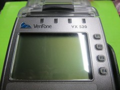 VERIFONE VX520 CREDIT CARD MACHINE CTLS NAA DIAL/ETH 128/64 MB STD Keypad