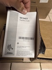 Zebra Mc9401 Barcode Scanner NEW with Extra New Batterys and Charging Stand