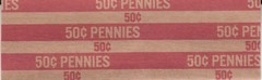 20 TO 1000 FLAT COIN WRAPPERS, YOU CHOOSE,PENNY,NICKEL,DIME,QUARTER,1/2 $,$