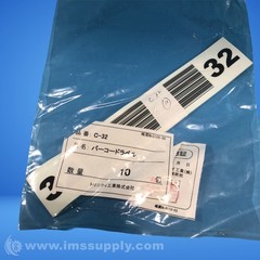 TOYOTA TSUSHO AMERICA INC. C32 PACK OF 10 BARCODE LABELS FNIP
