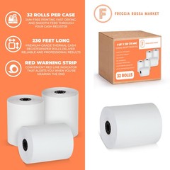 Thermal Printer Receipt Rolls 3 1/8 x 230 for Clover Station Cash Registers a…