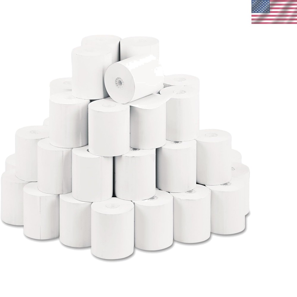 Biodegradable 3 1/8″ x 230 ft Receipt Paper – 5 Rolls, Top-Quality Performance