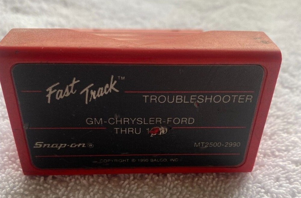 Snap On tools fast track troubleshooter cartridge gm chrysler ford mt2500-2990