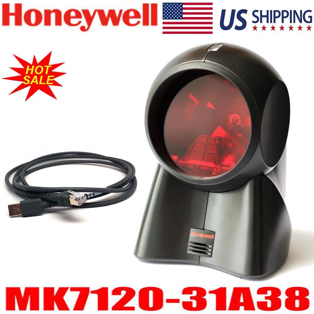 Honeywell Orbit 7120 Omnidirectional Barcode Scanner With USB Cable MK7120-31A38