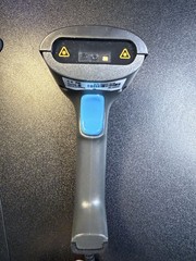 Bluetooth RealInn RL6200 BT Handheld USB 2D Barcode Scanner – Black/Blue