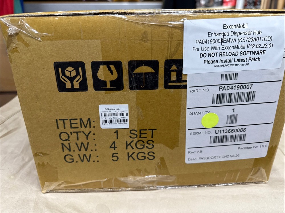 Brand New Gilbarco Passport PA04190007 EDH2 SSD & RAC for PX60 Server