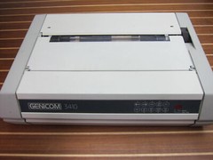 Tally Genicom 3410 Dot Matrix Printer Fully Serviced 3S6412AGH4003C1 with Ribbon