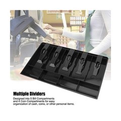 Cash Register Drawer Insert Tray with 5 Bill/4 Coin Compartment… USA FAST SHIP