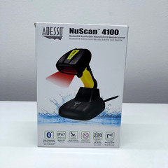 Adesso NUSCAN 4100B Bluetooth Antimicrobial Waterproof CCD Barcode Scanner