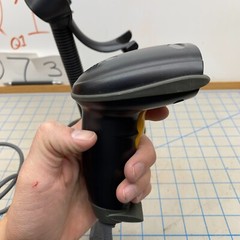 Handheld Laser Barcode Scanners W/Stand Unknown Untested