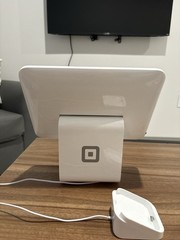 Square Stand POS Terminal Base & Dock Kit (Model S089) – White Countertop Mount