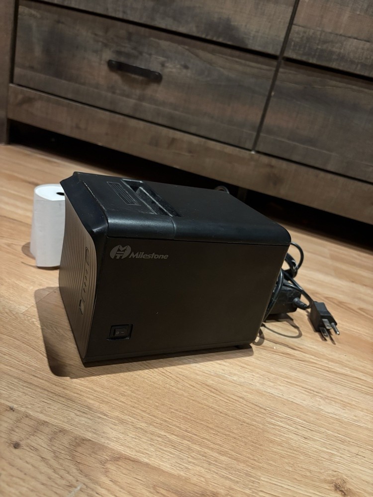 Milestone MHT-P80A Black 80mm Thermal USB LAN Thermal Printer With Auto Cutter