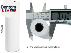 A6 Thermal Paper 6 Rolls(110Mm/4.3″Width/7M Long,Φ1.18″) for Portable Printer,Qu
