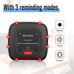 Retekess TD183 Restaurant Pager System Guest Queuing 20 Buzzers Food Truck Cafe