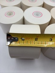 Lot of 8 Vintage Adding Machine Paper Rolls 2.25″ Wide Calculator Register Tape